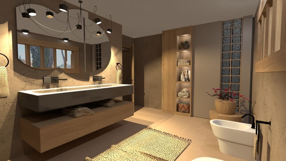 altura ideal de pia de banheiro