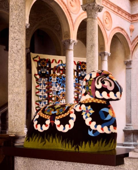 muebles tapizados, sillón estampado de lana