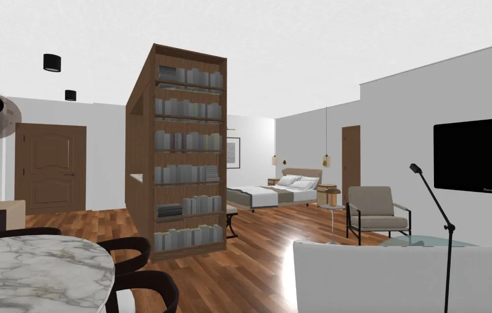 small apartment designed with Planner 5D