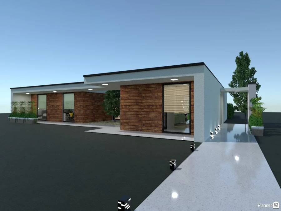 fachada 3D criada no Planner 5D