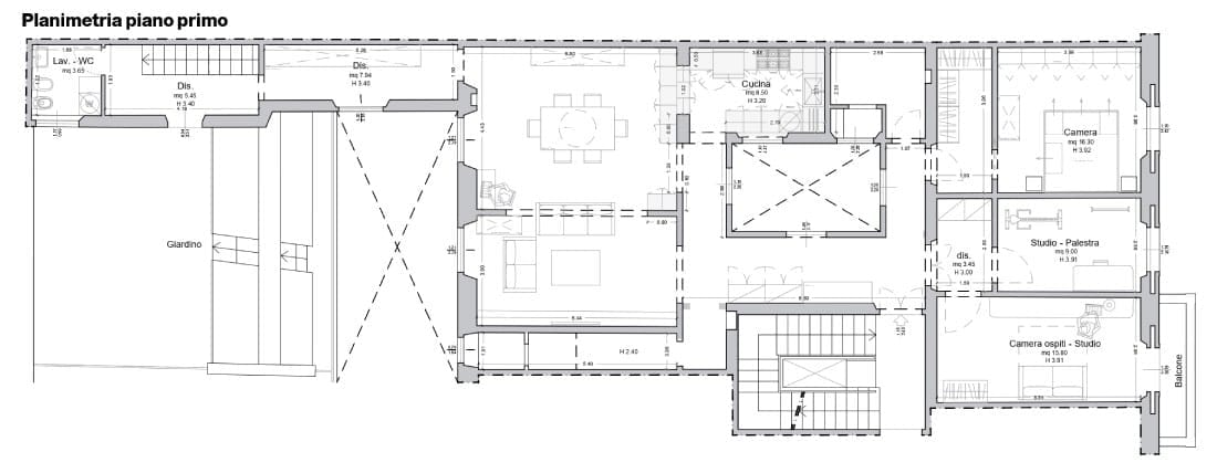 Une maison rénovée de style vintage à Florence