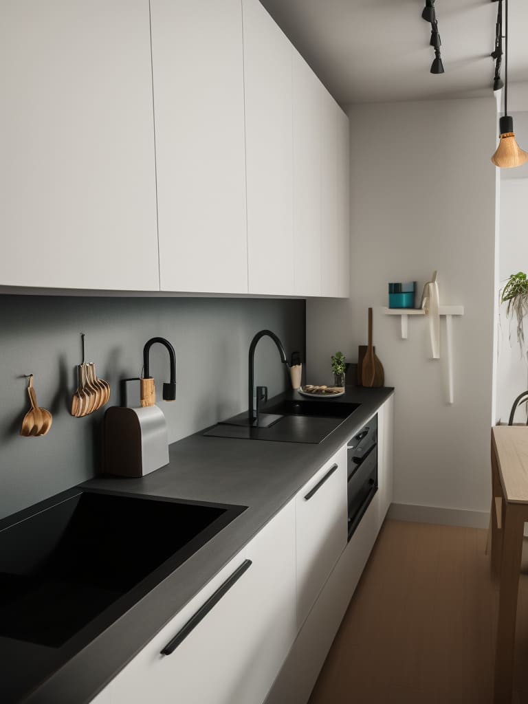 diseño de cocina moderna, render 3d planner 5d