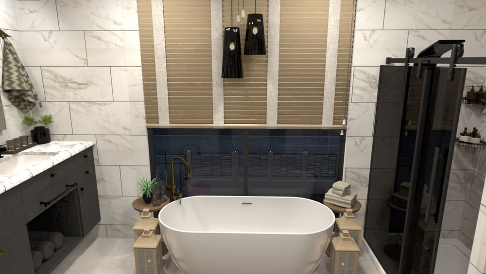 banheiro pequeno moderno