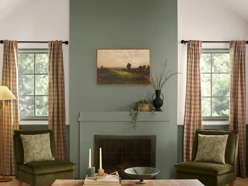 colores del año 2026 en decoración, verde eucalipto