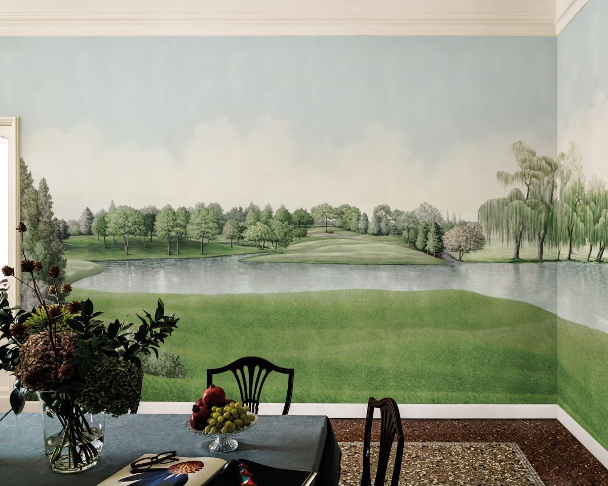 papel de pared efecto naturaleza, tendencias decoracion de paredes