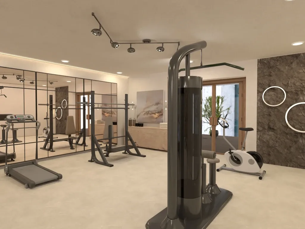 set up lighting in your home gym
