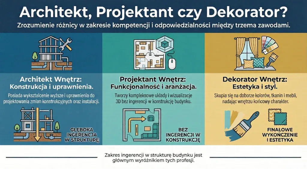 Architekt, Projektant czy Dekorator?