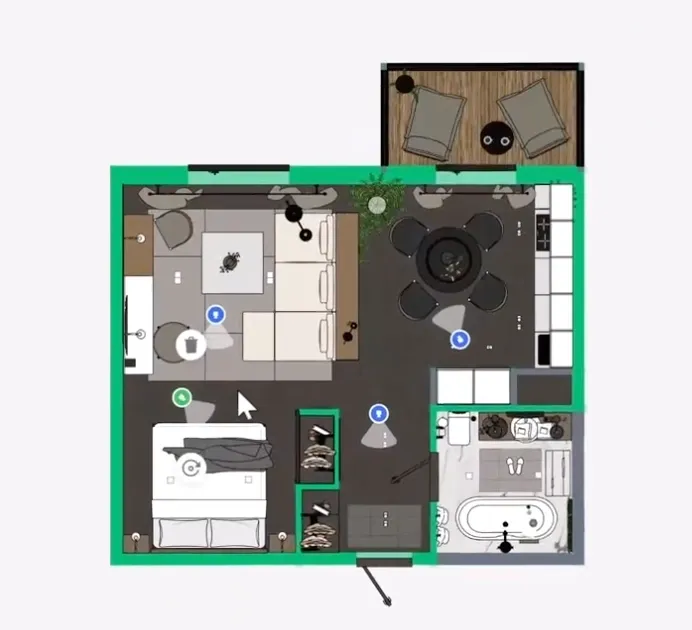 set up your camera angles for preview