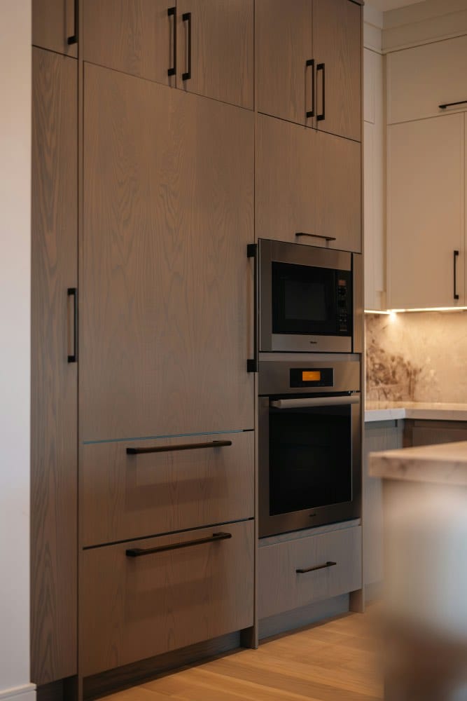 muebles de cocina moderna de madera