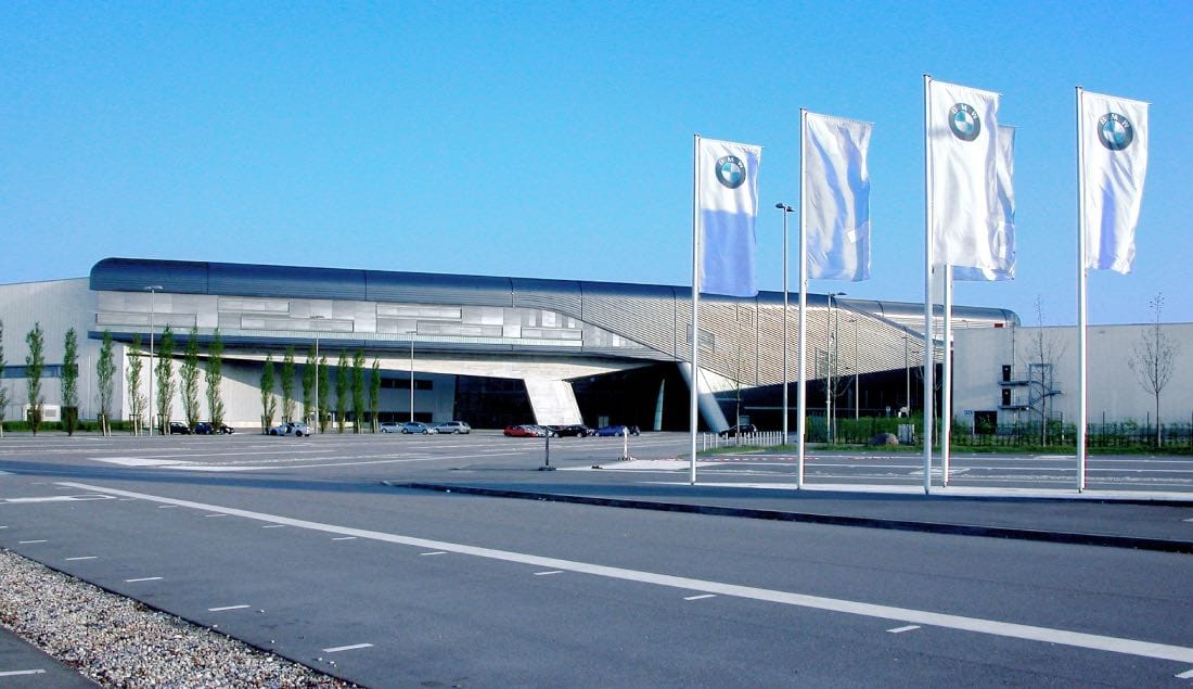 Edificio Central de la Planta de BMW en Lepzig, obra de Zaha Hadid Architects. 