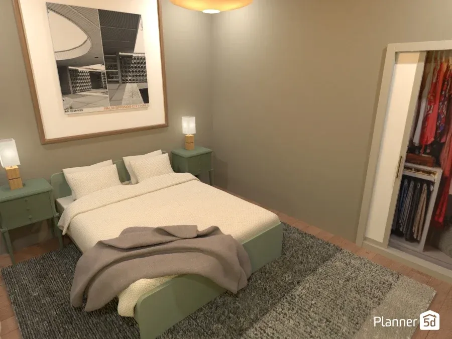 layout de quarto de casal