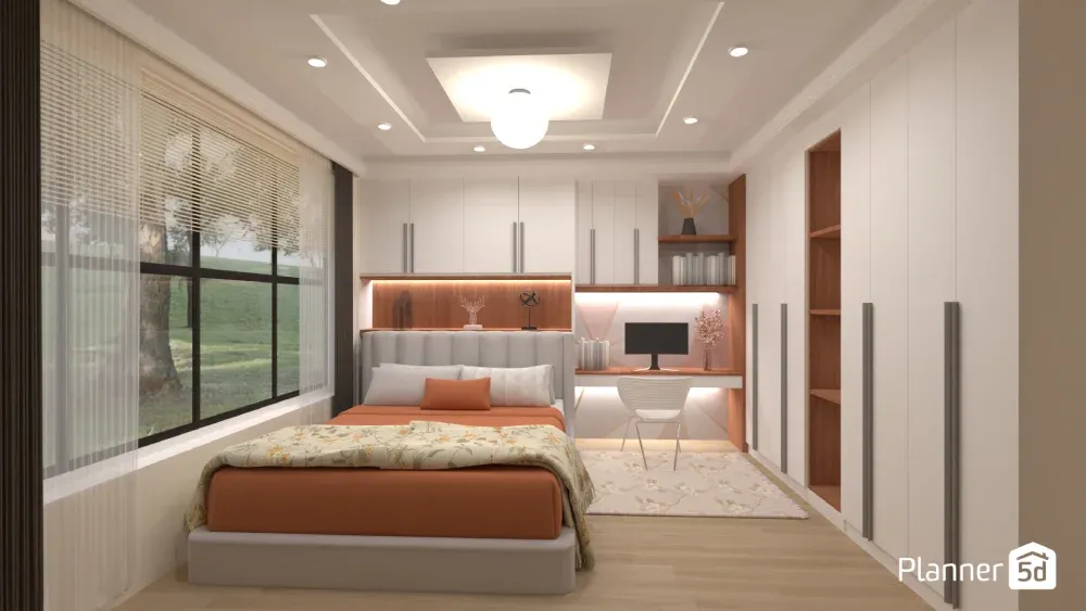 Exemplo de layout de quarto