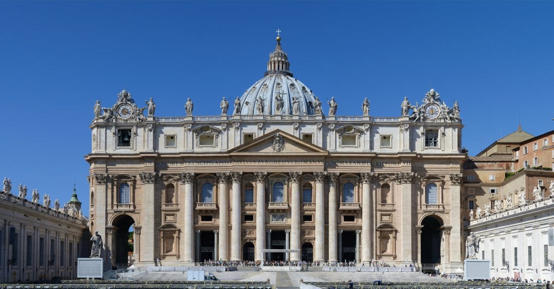Arquitectura barroca: Basílica de San Pedro del Vaticano. carlo maderno