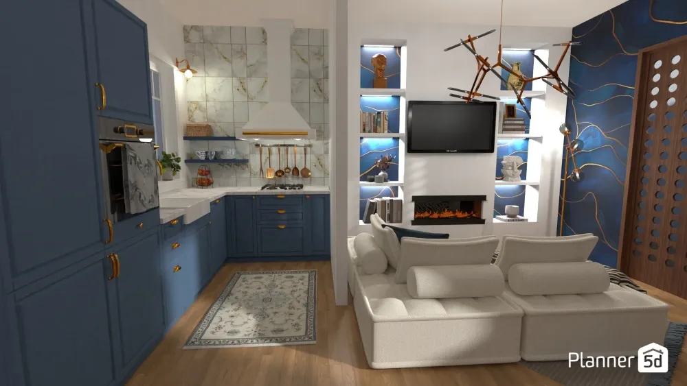 Decoração de apartamento studio pequeno