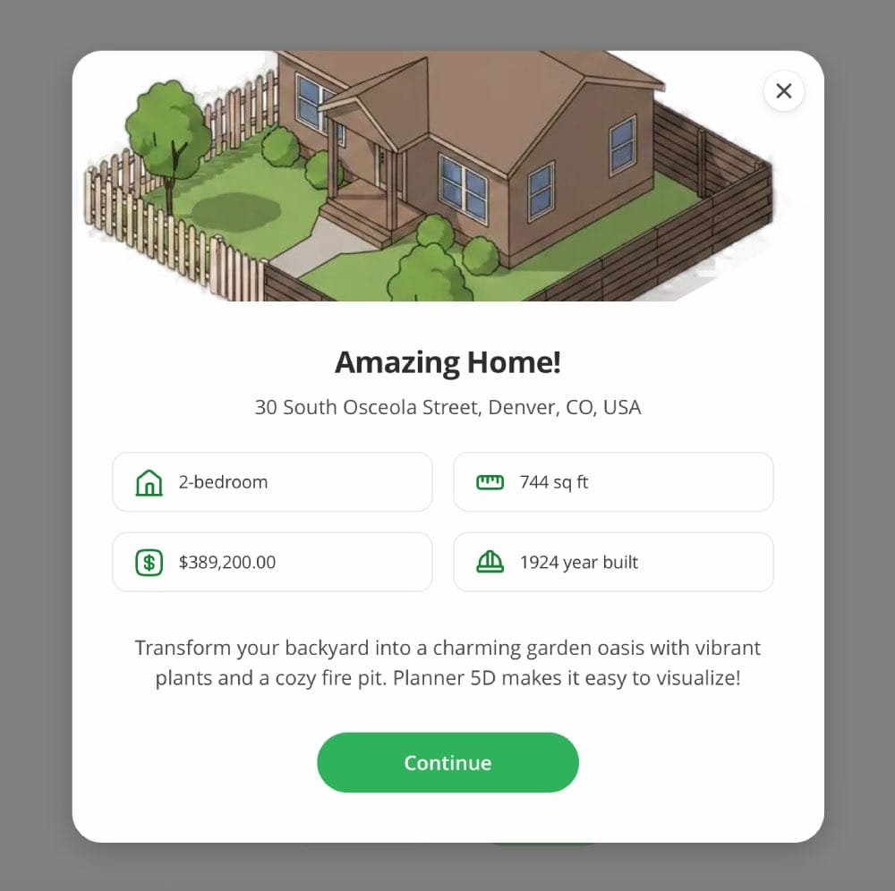 Planner 5D’s Spaces: home design software