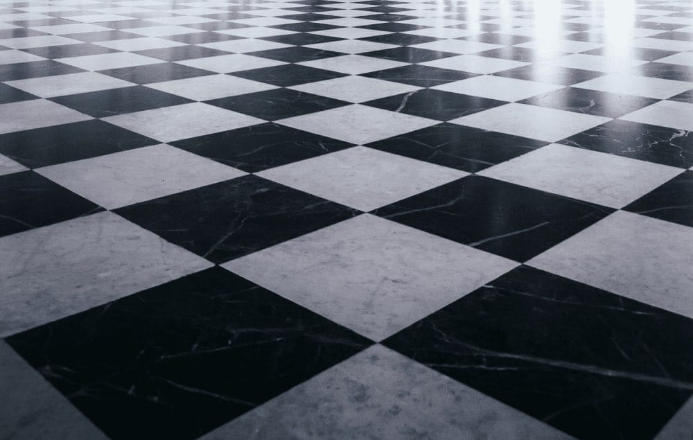 azulejos blancos y negros de colores para baños modernos