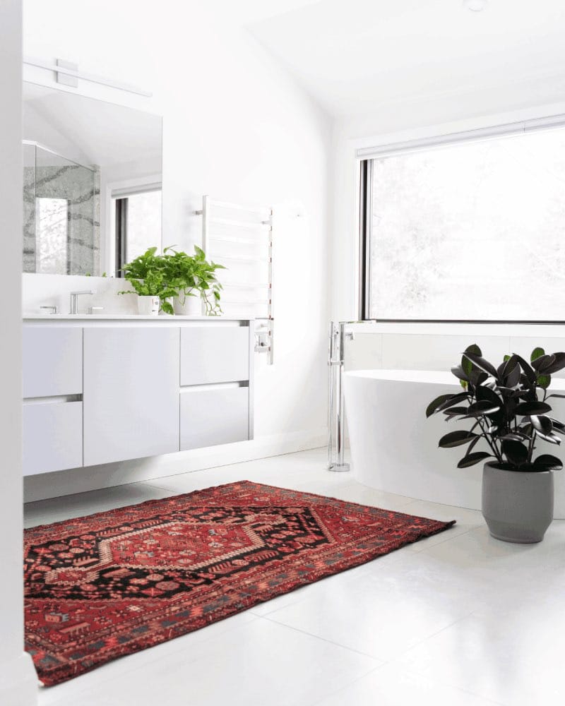 colores para baños modernos, baño blanco luminoso