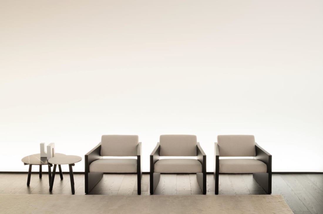 sillones modernos blanco y negro