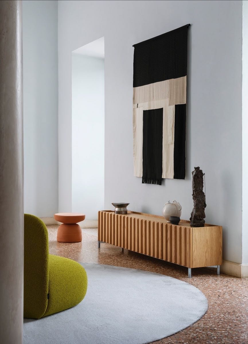 muebles de comedor, aparador bajo de madera