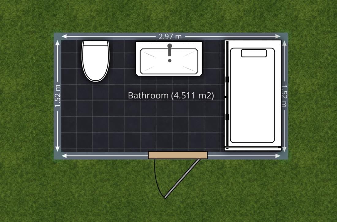 planos de baños con medidas