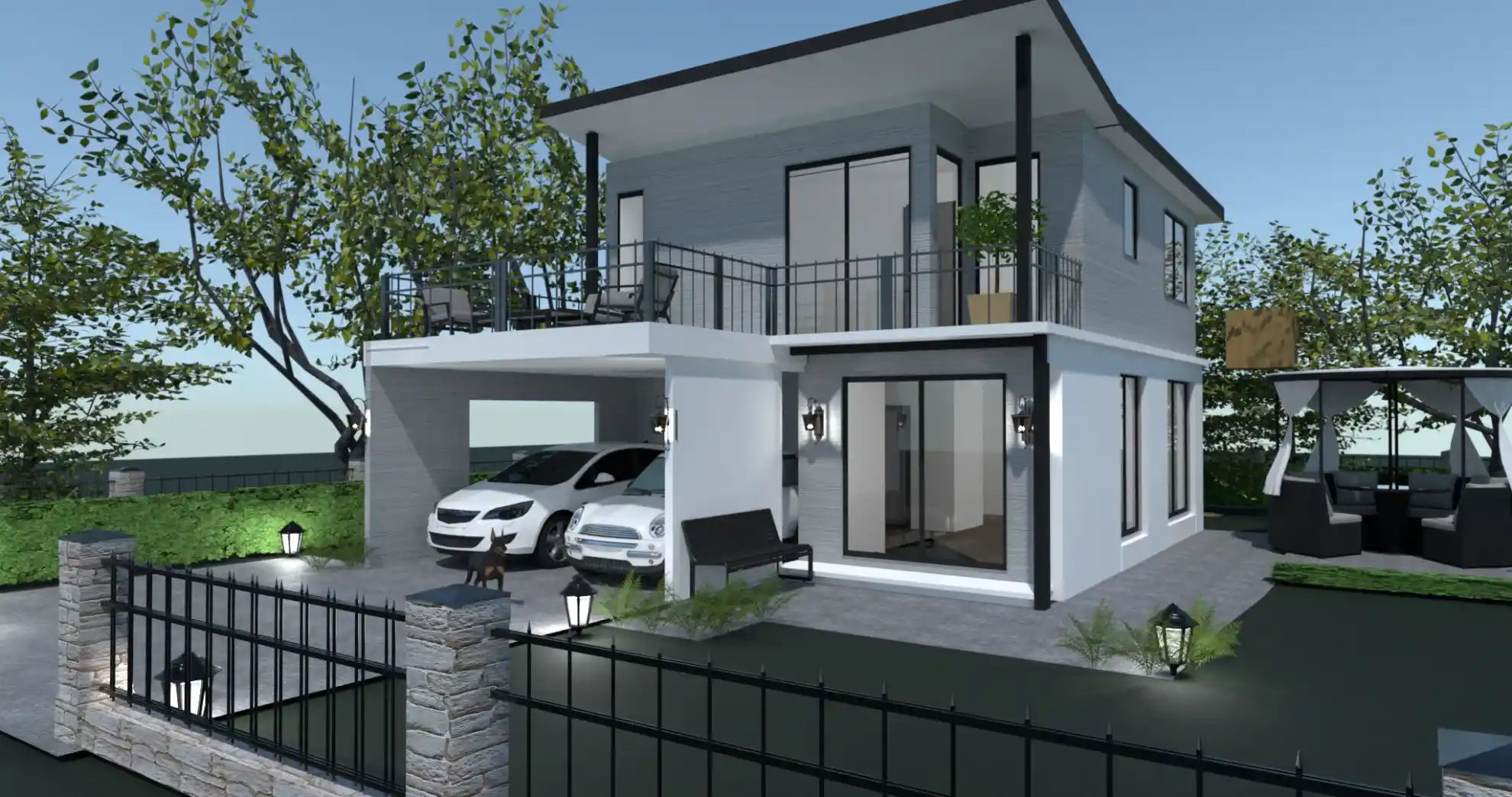 Tamanho de garagem residencial