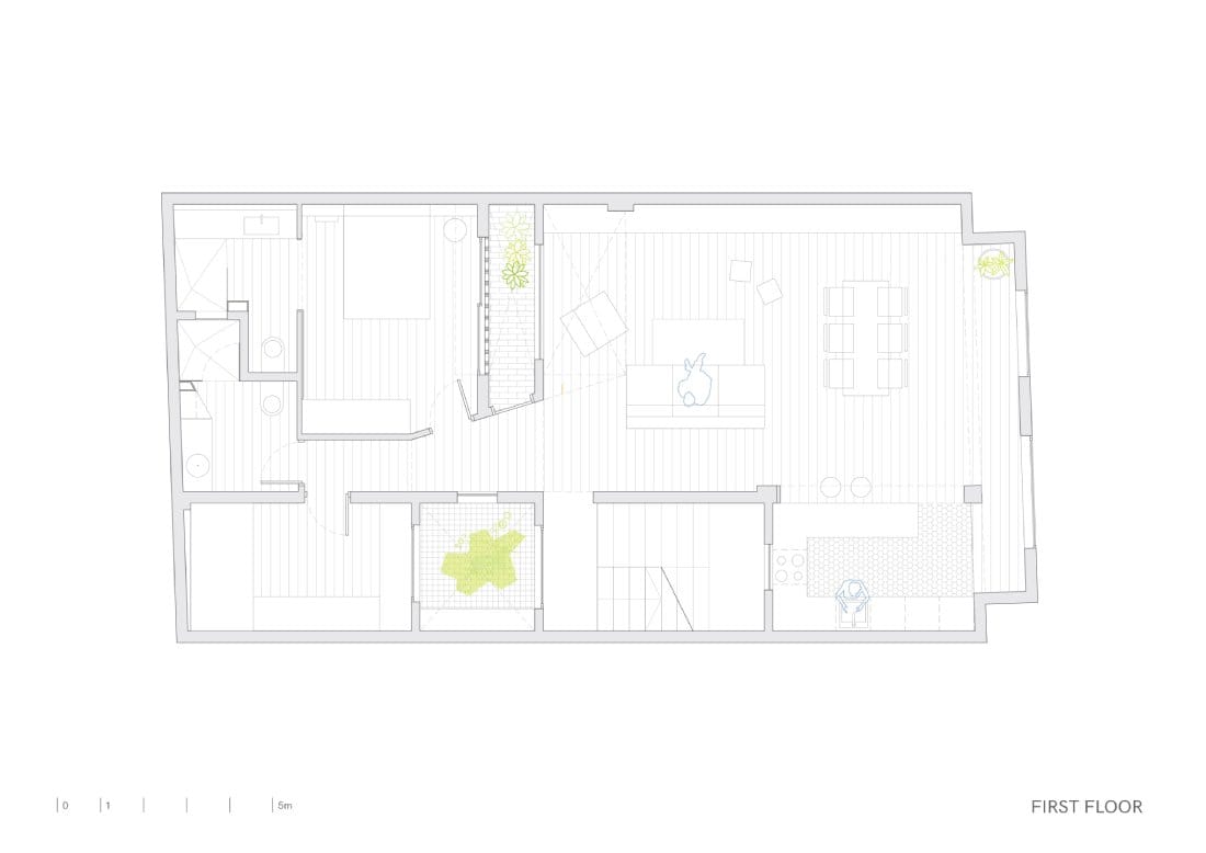 plano de casa moderna