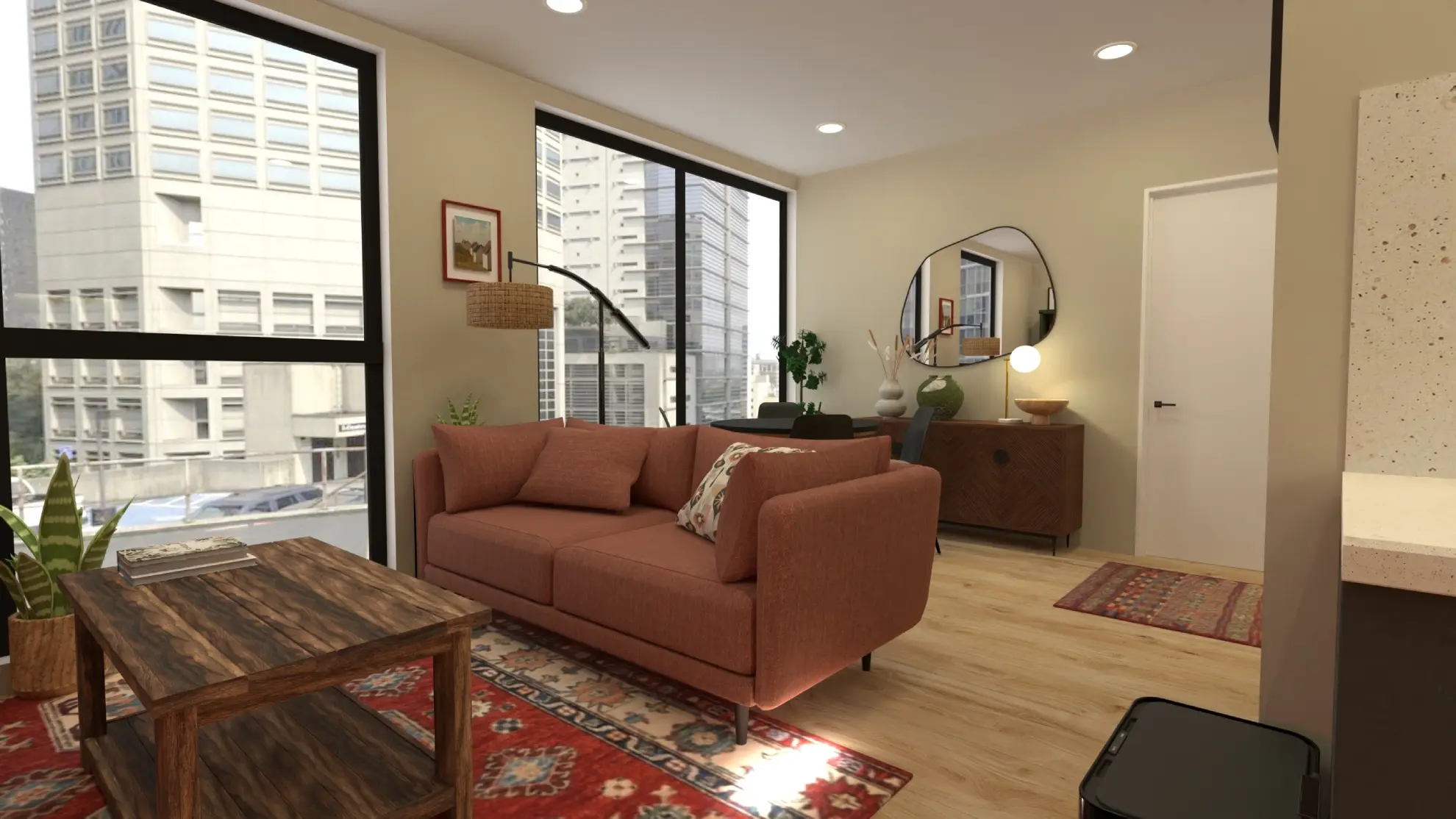 Projeto de reforma de apartamento criado por Eazy Interior no Planner 5D, quanto custa reformar um apartamento