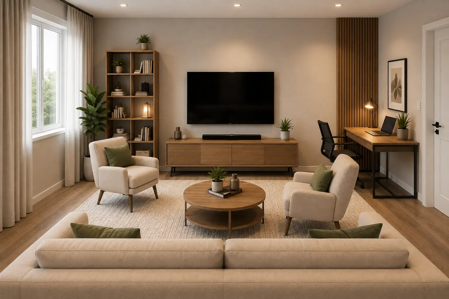 AI interior design created with ChatGPT
