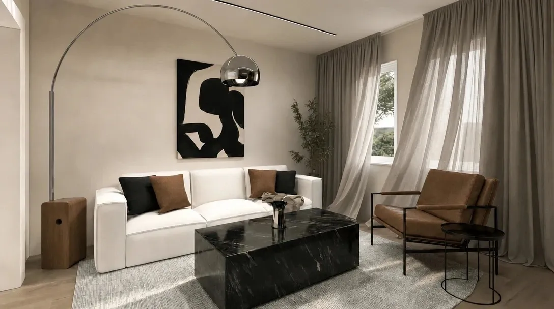 Interior design project created by Natalia de Arteaga with Planner 5D, AI vs interior designer