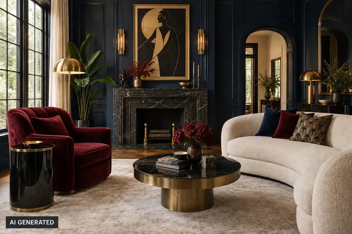 art deco color palette, What Is Art Deco Interior Style