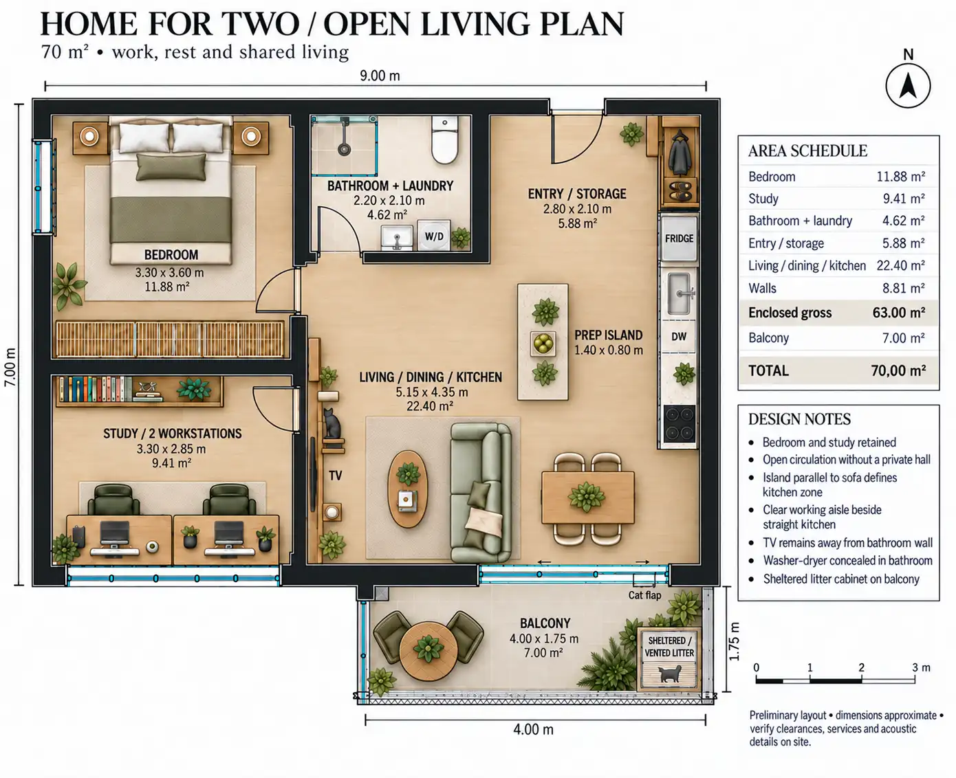 apartment layout generated with GPT-6 Astra