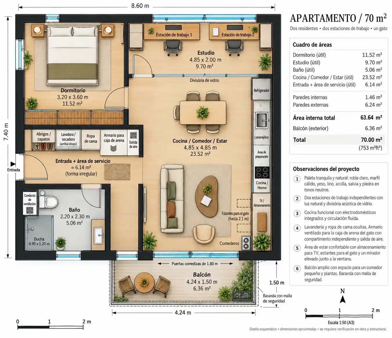 plano de apartamento generado con GPT-6 Astra