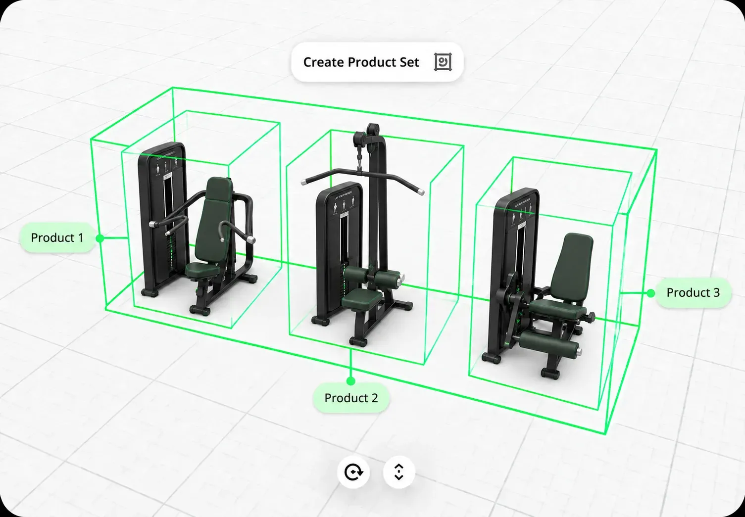 2D and 3D gym planning tool