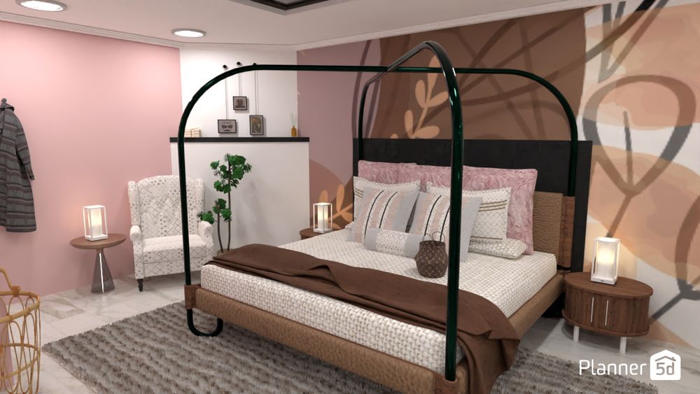5 estilos de diseño de dormitorios vistos en Planner 5D