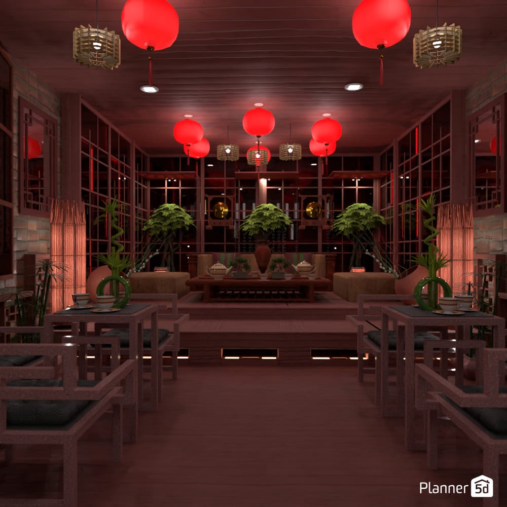 Projetos de decoração oriental: Dicas, Ideias e Inspirações | Planner 5D