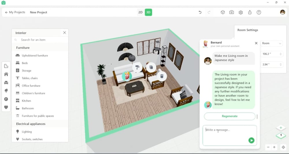 Bernard AI Design Assistant Now on Windows