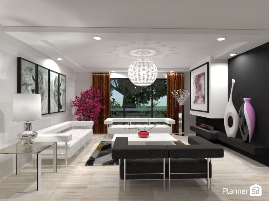 15 inspirações para decoração de sala pequena | Planner 5D