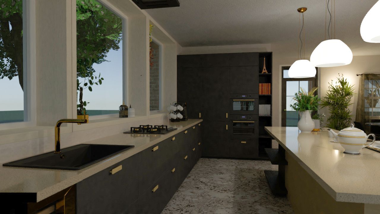 Cozinha Planejada com Ilha: Modelos, Fotos e Desenhos