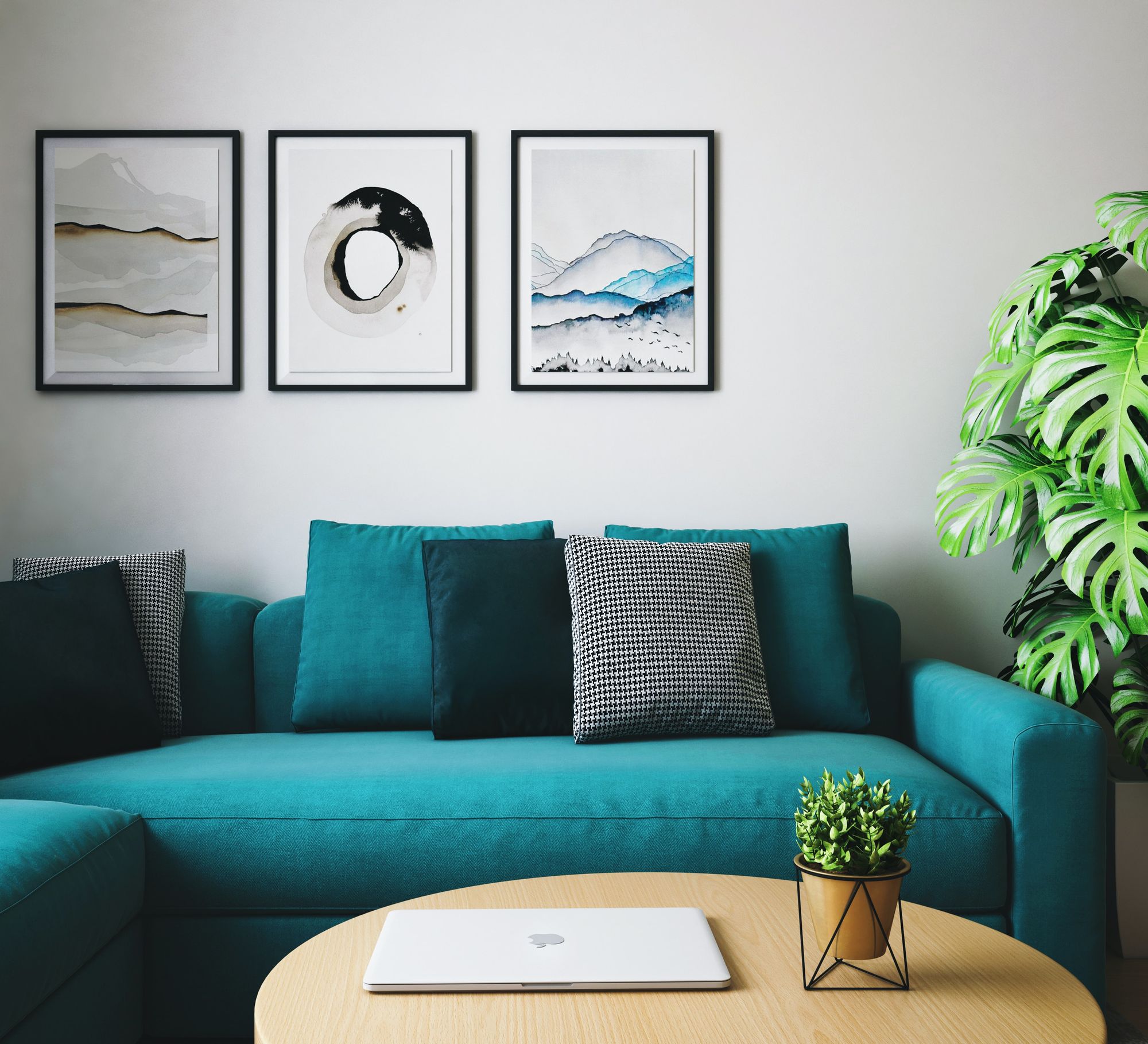 Como decorar sala de estar pequena — Planner 5D