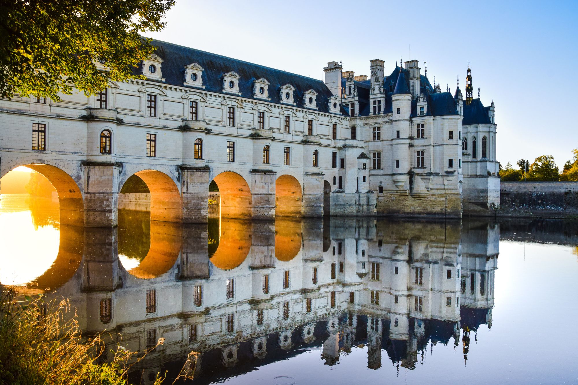 Los castillos del loira, Château de Chenonceau, arquitectura francesa en Valle del Loira