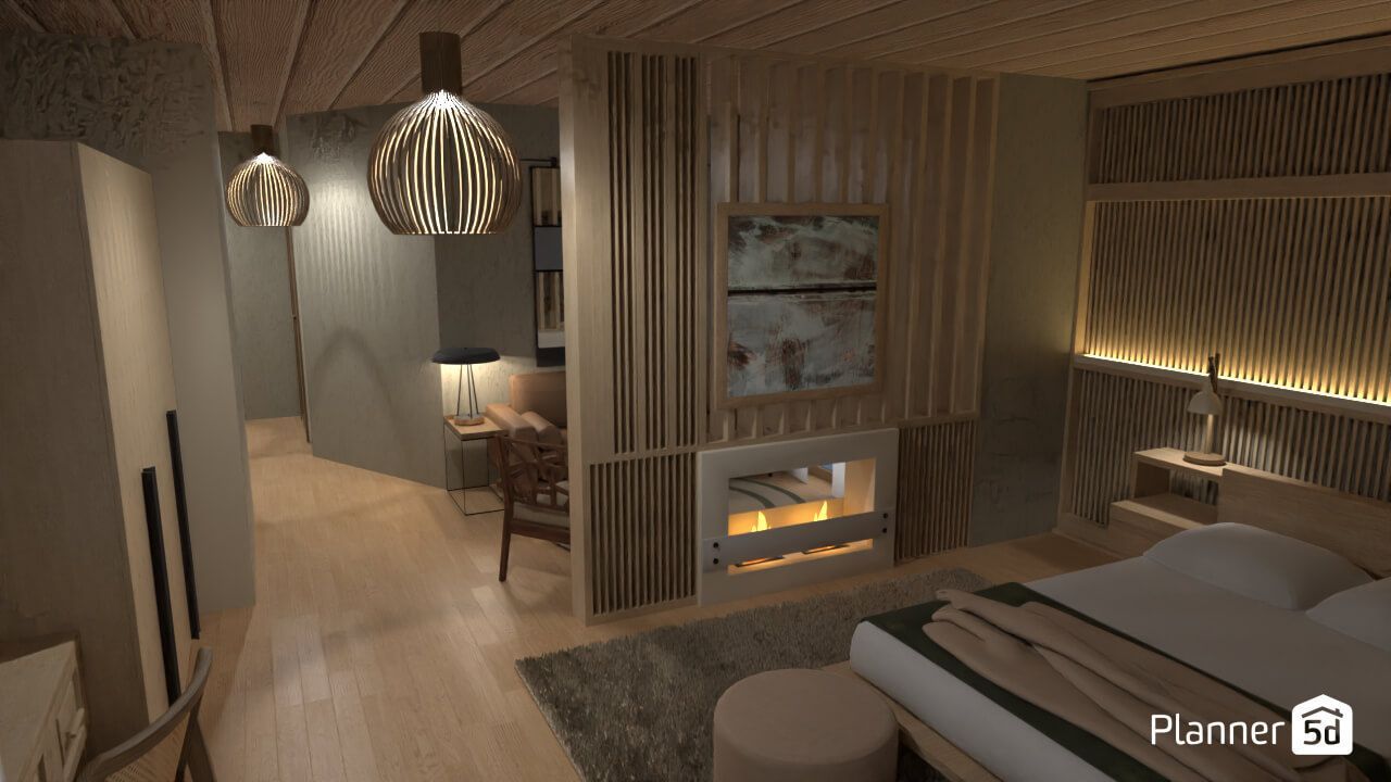 Crea interiores en estilo Japandi con Planner 5D
