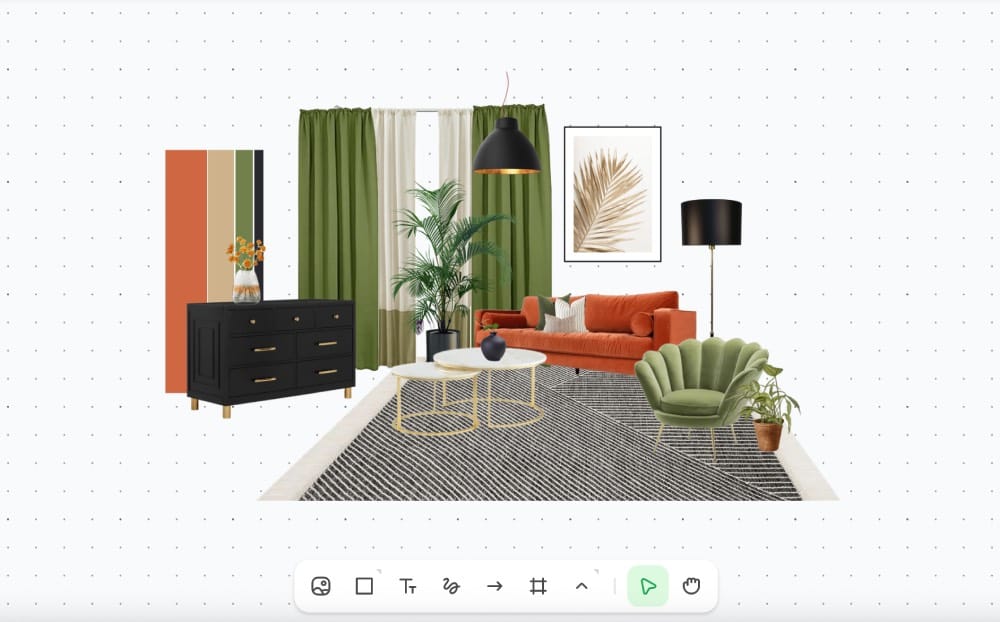  crear un moodboard de interiores, planner 5d