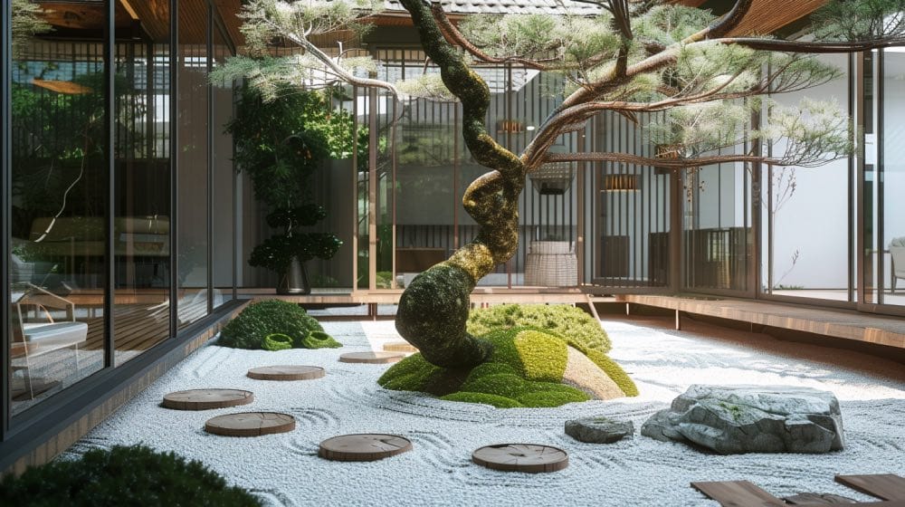 Gestalten Sie Ihren eigenen Zen-Garten: Mit Planner 5D erfahrene, KI-optimiertes Bild