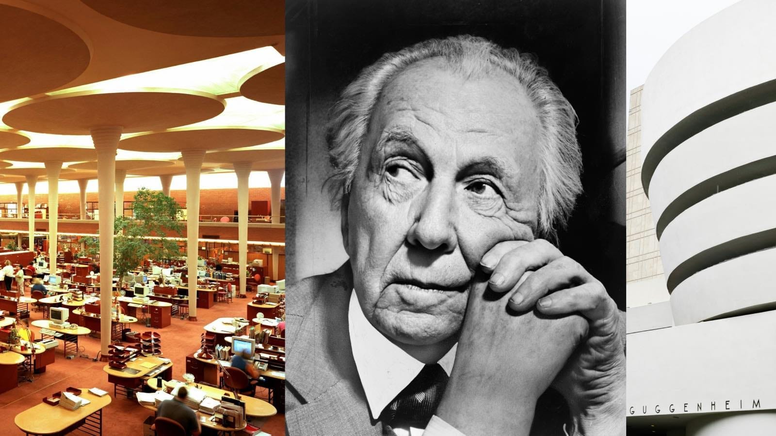 Les œuvres de Frank Lloyd Wright. 