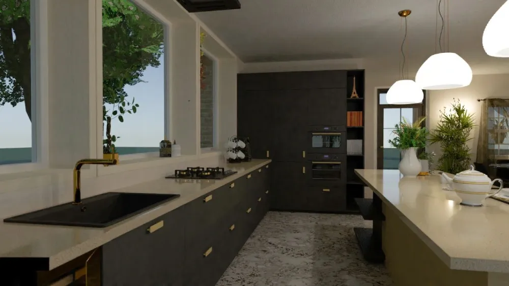 Cozinha planejada com ilha