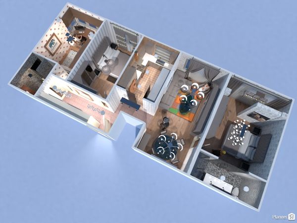 Planos de Departamentos Pequeños con Medidas | Planner 5D