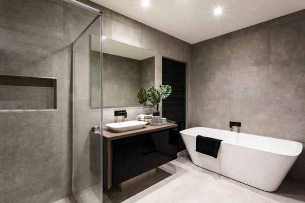 Simple bathroom design ideas | JR-stock on Shutterstock