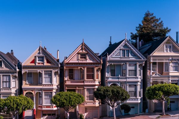 Diseños especiales de fachadas de casas pequeñas en San Francisco