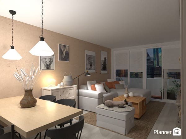 5 diseños de departamentos creados con Planner 5D: software de decoración