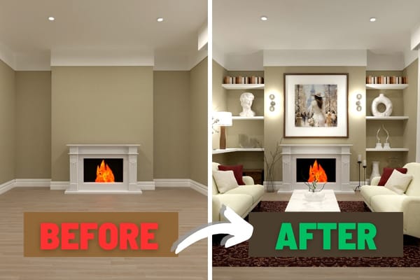 Stunning Room Transformations: Before and After Interior Design Magic